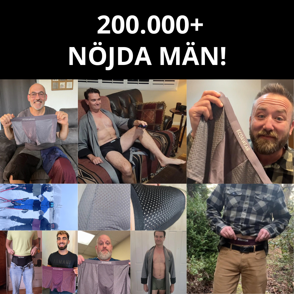 Långa EcoaWear Boxershorts (Köp 2 & få 2 GRATIS)