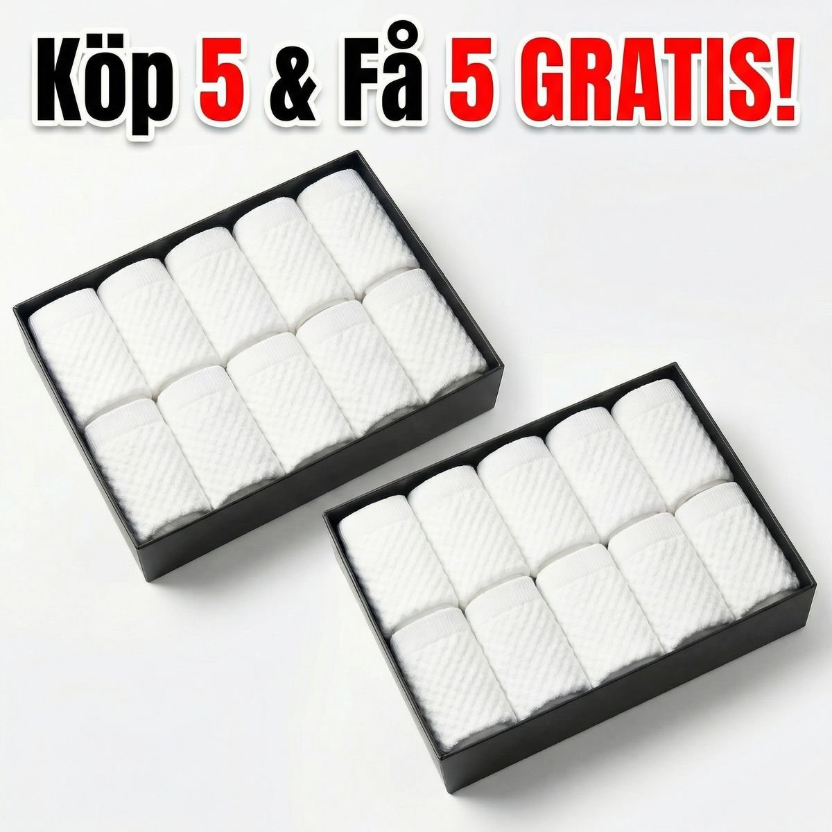 ECOAWEAR® Bambu Strumpor 5-Pack - Få 5 extra GRATIS, bild 8
