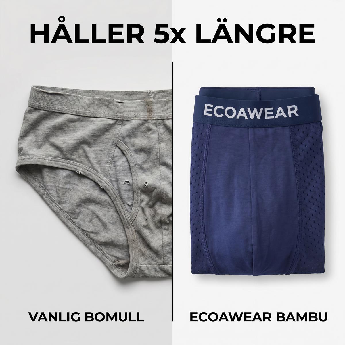 Skapade För Svenska Män 55+: Bambuboxers 2-Pack - Få 3 Extra GRATIS, bild 3