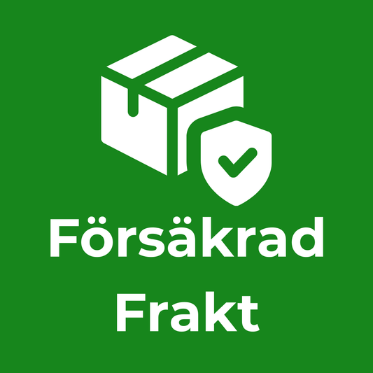 Fraktförsäkring mot skada, förlust och stöld!