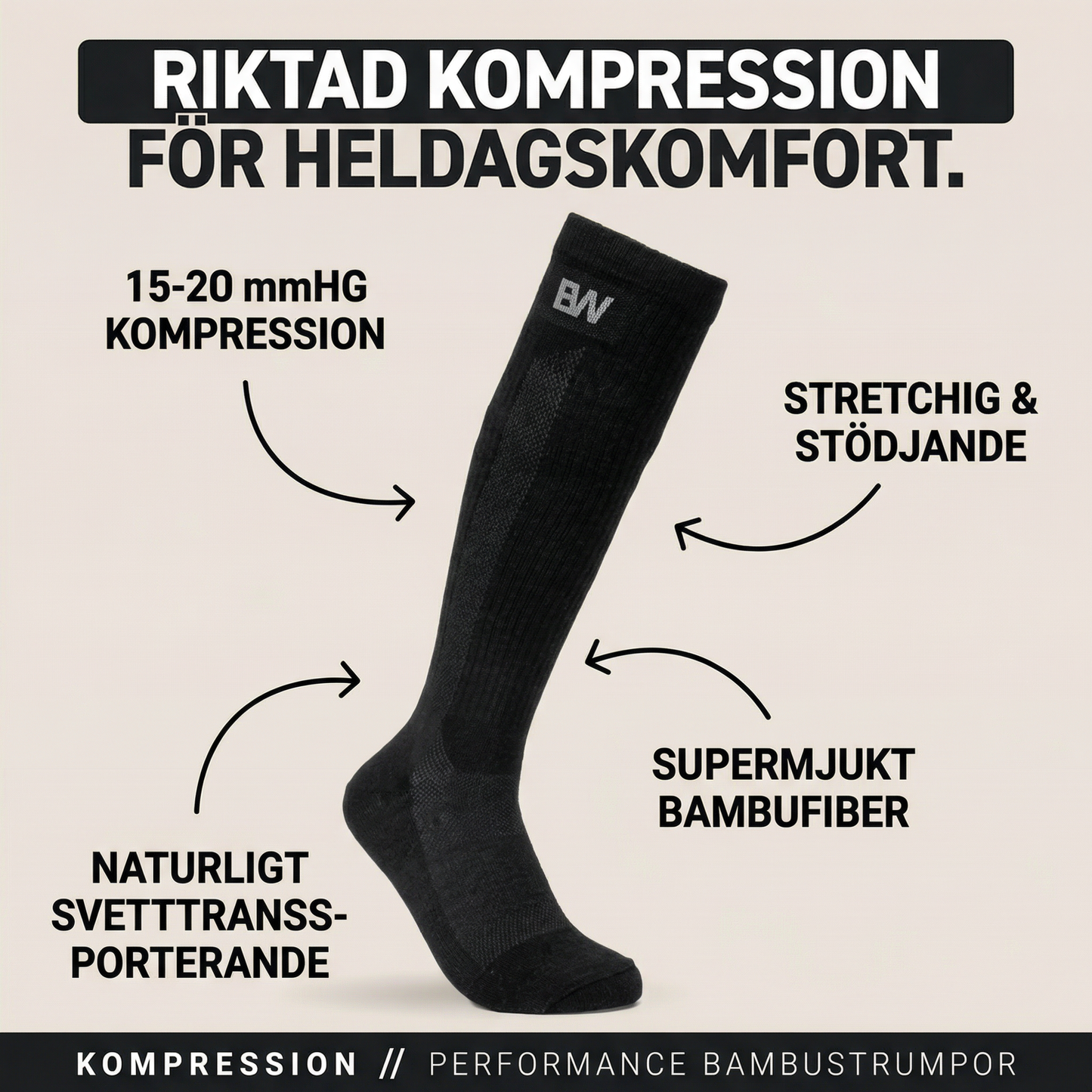 Kompressions- och stödstrumpor